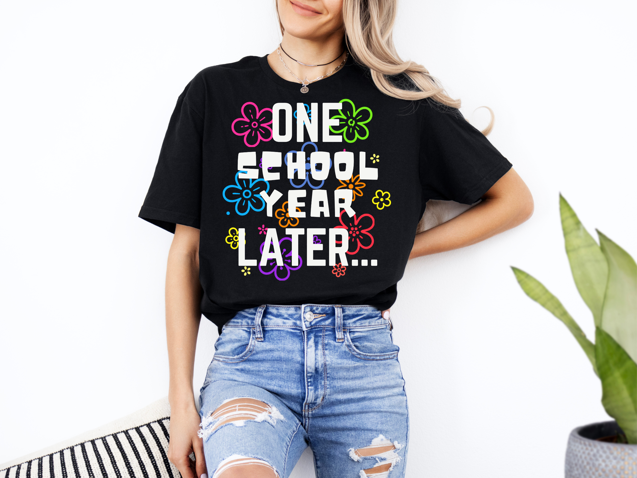 One School Year Later Shirt – Funny End of School Year Graduation T-Shirt